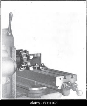 Praktische Abhandlung über Fräsen und Fräsmaschinen p 123 Stockfoto