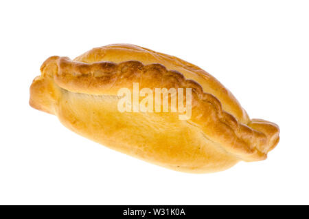 Traditionelle litauische Backen kibinai mit Lamm und Zwiebeln Stockfoto