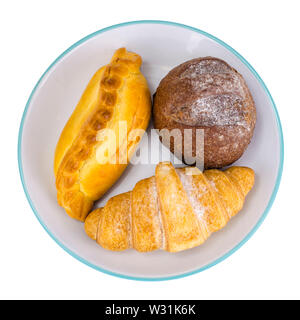 Verschiedene hausgemachte Brot Gebäck Stockfoto