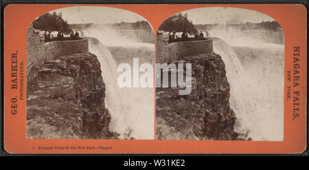 Prospect Point im neuen Park, Niagara, Barker, George, 1844-1894 2 Stockfoto