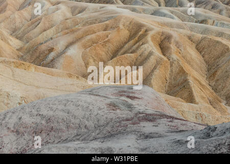 Zabriskie Point ist in Nevada, die Vereinigten Staaten von Amerika. Reise USA, Landschaft Stockfoto