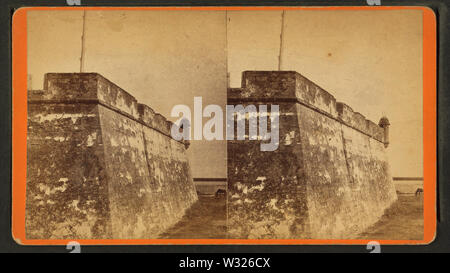 Abschnitt Fort Marion, nach Osten, der Hl. Augustinus, Fla, von Robert N Dennis Sammlung von stereoskopische Ansichten Stockfoto
