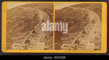 Die Jakobsleiter, von Kilburn Brothers 2 Rutschen Stockfoto