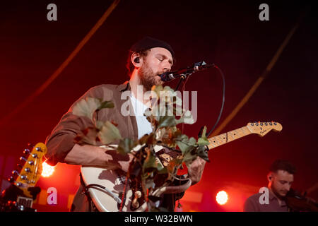 Bergen, Norwegen - Juni 13., 2019. Novo Amor führt ein Live Konzert während der norwegischen Musik Festival Bergenfest 2019 in Bergen. (Foto: Gonzales Foto - Jarle H. Moe). Stockfoto