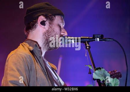 Bergen, Norwegen - Juni 13., 2019. Novo Amor führt ein Live Konzert während der norwegischen Musik Festival Bergenfest 2019 in Bergen. (Foto: Gonzales Foto - Jarle H. Moe). Stockfoto