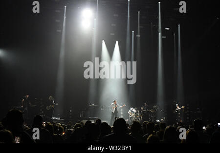 Juli 10, 2019 - Norfolk, Virginia, USA - LIONEL RICHIE eine wahre Legende mit über 90 Millionen verkauften Alben, 4 Grammys und einen Haufen andere Auszeichnungen hält durch die ständige Mitte an der Old Dominion University in Norfolk, Virginia am 10. Juli 2019. - © Jeff Moore (Credit Bild: © Jeff Moore/ZUMA Draht) Stockfoto