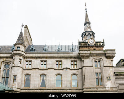 Klassischen Stil von James Burn, Aberdeen Sheriff Court, Castle Street, Aberdeen, Schottland, Großbritannien Stockfoto