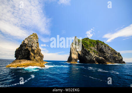 Loch im Felsen, Bucht der Inseln Stockfoto