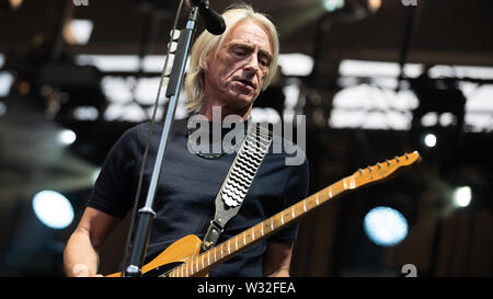 Edinburgh, Schottland, Großbritannien, 11. Juli 2019. Paul Weller im Konzert an Edinburgh Castle, Edinburgh, Große, UK. Credit: Stuart Westwood/Alamy Stockfotos Stockfoto
