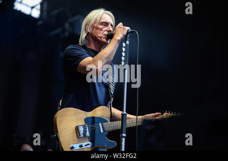 Edinburgh, Schottland, Großbritannien, 11. Juli 2019. Paul Weller im Konzert an Edinburgh Castle, Edinburgh, Große, UK. Credit: Stuart Westwood/Alamy Stockfotos Stockfoto