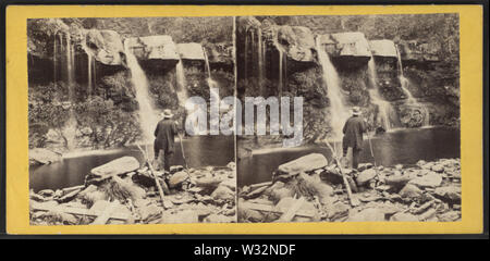 Die Bastion Fallen, Kauterskill Glen, in der Nähe der Laurel House, durch die E&HT Anthony (Hart) 4. Stockfoto