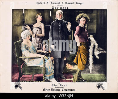 Lobby Card für den amerikanischen Film das Gör. Stockfoto