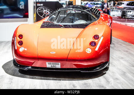 Genf, Schweiz, 05.März 2019: Ecole Espera Sbarro AGB Konzept Prototyp Auto am Internationalen Automobilsalon in Genf Stockfoto