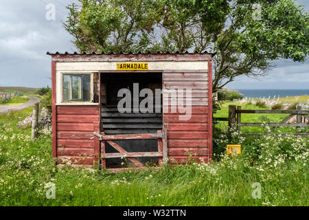 Armadale ist ein kleines Dorf an der Nordküste von Schottland, in der die Gegend des Hochlands. Das Dorf ist Teil der Pfarrei Farr, in der Grafschaft Stockfoto