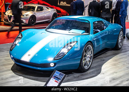 Genf, Schweiz, März 2019: Ecole Espera Sbarro Renner Konzept Prototyp Auto am Internationalen Automobil-Salon Genf 2019 Stockfoto