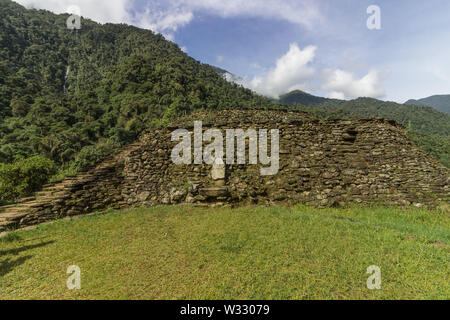 La Ciudad Perdida, Kolumbien Stockfoto