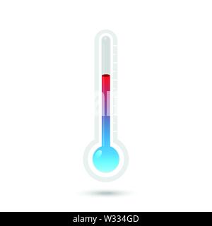 Thermometer Icon Set Stock Vektor