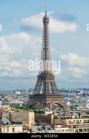 Eiffel Turm, Wahrzeichen und Reiseziel in Frankreich, Paris Stockfoto