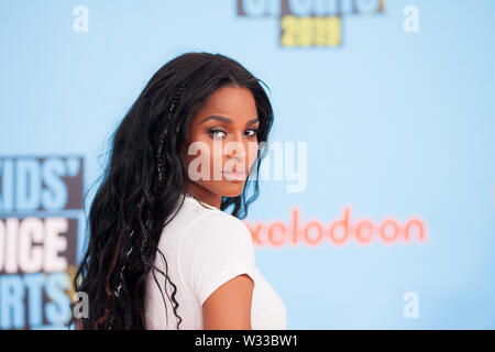 Santa Monica, Ca. 11. Juli, 2019. Ciara bei Nickelodeon Kids' Choice Sport 2019 bei Barker Hangar in Santa Monica, Kalifornien am 11. Juli 2019. Credit: Tony Forte/Medien Punch/Alamy leben Nachrichten Stockfoto