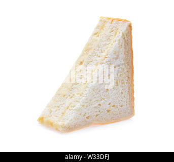 Sandwich auf weißem Hintergrund Stockfoto