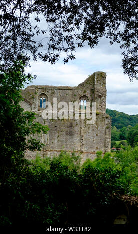 Chepstow Castle in Chepstow eine kleine Stadt am Ende der Wye Valley Monmouthshire Wales UK. Stockfoto