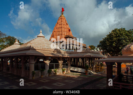 17 Feb 2005 Außenansicht des Mahakaleshwar Tempel, Ujjain, Madhya Pradesh, Indien, Asien Stockfoto