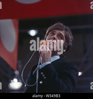 ZDF Hitparade, Musiksendung, Deutschland 1969 - 2000, Miwirkender: Erik Silvester Stockfoto