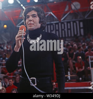 ZDF Hitparade, Musiksendung, Deutschland 1969 - 2000, Miwirkende: Chris Roberts Stockfoto