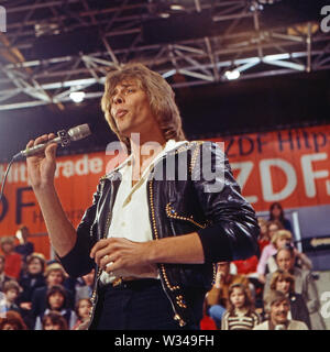 ZDF Hitparade, Musiksendung, Deutschland 1969 - 2000, Miwirkende: Benny Schnier Stockfoto