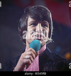 ZDF Hitparade, Musiksendung, Deutschland 1969 - 2000 Mitwirkende: Buddy Caine Stockfoto