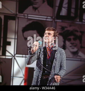 ZDF Hitparade, Musiksendung, Deutschland 1969 - 2000 Mitwirkende: Hajo Stockfoto