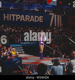 ZDF Hitparade, Musiksendung, Deutschland 1969 - 2000 Mitwirkende: Daniela Stockfoto