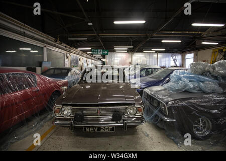 Ford Heritage Center im Werk Dagenham, Automobil Fabrik am Stadtrand von London seit 1931, England, Vereinigtes Königreich Stockfoto