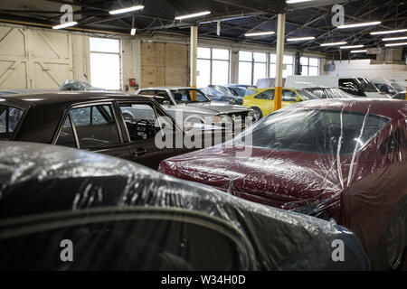 Ford Heritage Center im Werk Dagenham, Automobil Fabrik am Stadtrand von London seit 1931, England, Vereinigtes Königreich Stockfoto