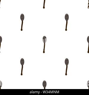 Nahtlose Muster mit Taschenlampe Symbole auf dem weißen Hintergrund. Vector Illustration für Design, Web, Geschenkpapier, Textilien, Tapeten. Stock Vektor