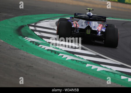 Silverstone, Großbritannien. 11. Juli, 2019. Silverstone, England Sport Formel 1 Grand Prix von England 2019 In der Pic: Lewis Hamilton, der Credit: LaPresse/Alamy leben Nachrichten Stockfoto