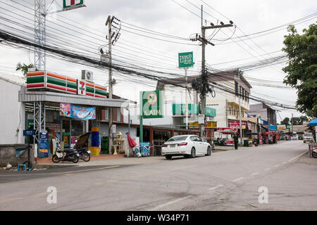 Chiangmai, Thailand - 11. Juli 2019: 7-11 speichern. Die Lage an der Straße Nr. 121. Etwa 6 km von Chiang Mai City. Chiangmai, Thailand. Stockfoto