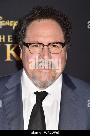 HOLLYWOOD, CA - Juli 09: Jon Favreau die Premiere von Disney's "Der König der Löwen nimmt' an der Dolby Theater am Juli 09, 2019 in Hollywood, Kalifornien. Stockfoto