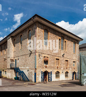 Shepton Mallet Gefängnis. Stockfoto