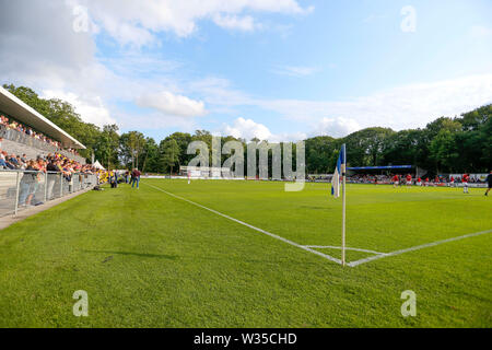 Eindhoven, Niederlande. 12. Juli, 2019. OOSTERHOUT, 12-07-2019, PSV-Aris Saloniki. Vor der Saison 2019-2020. Freundschaftsspiel. Stadion Übersicht vor dem Spiel PSV-Aris Saloniki. Credit: Pro Schüsse/Alamy leben Nachrichten Stockfoto