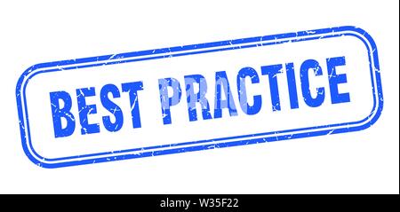 Best practice Stempel. best practice Square grunge unterzeichnen. best practice Stock Vektor