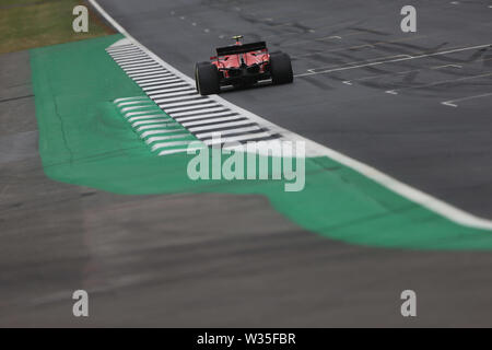 Silverstone, Großbritannien. 12. Juli, 2019. &#Xa9; Foto 4/LaPresse 12/07/2019 Silverstone, England Sport Formel 1 Grand Prix von England 2019 In der Pic: freie Praxis 2, Charles Leclerc (MON) Scuderia Ferrari SF 90 Credit: LaPresse/Alamy leben Nachrichten Stockfoto