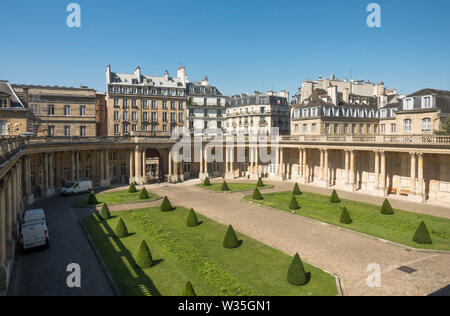 National Archives Hof, Gebäude des Museum der französischen Geschichte, Marais, Paris. Frankreich, Europa Stockfoto