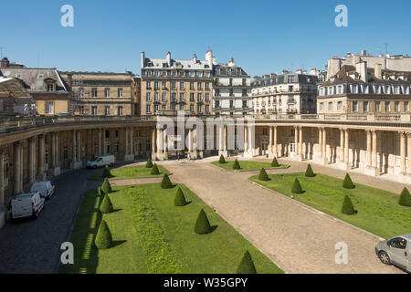 National Archives Hof, Gebäude des Museum der französischen Geschichte, Marais, Paris. Frankreich, Europa Stockfoto