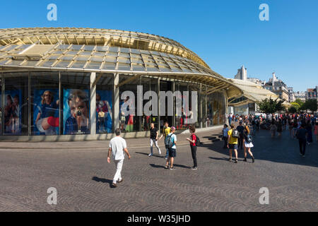 Einkaufszentrum Forum des Halles in Les Halles Paris Frankreich Stockfoto