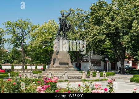 Denkmal von Vasil Levski, Karlovo, Bulgarien Stockfoto