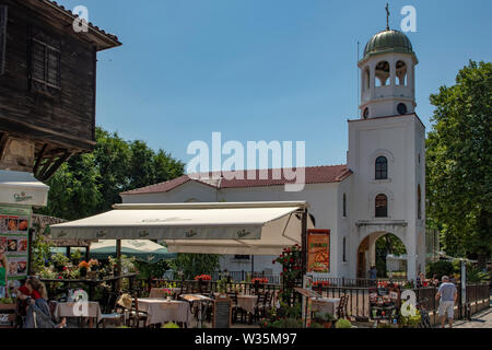 St. Kyrill und St. Methodius Kirche, Sozopol, Bulgarien Stockfoto