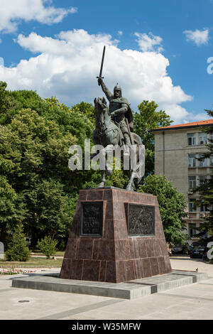 Statue des Zaren Kalojan, Varna, Bulgarien Stockfoto