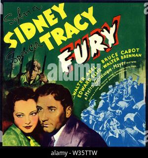 Sylvia SIDNEY Spencer Tracy FURY 1936 der Regisseur Fritz Lang Metro Goldwyn Mayer Stockfoto