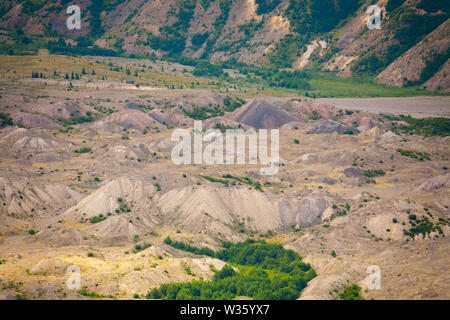 Mt St. Helen ist ein perfektes Beispiel dafür, wie gut Natur tut, ohne die Menschheit einzugreifen, jede Richtung, jede Hilfe, Heilung tritt auf und wird völlig. Stockfoto